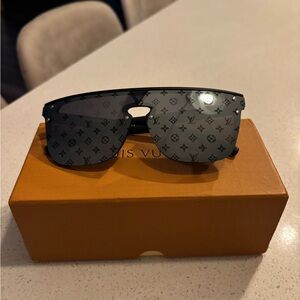 Louis Vuitton Black Sunglasses with Monogram